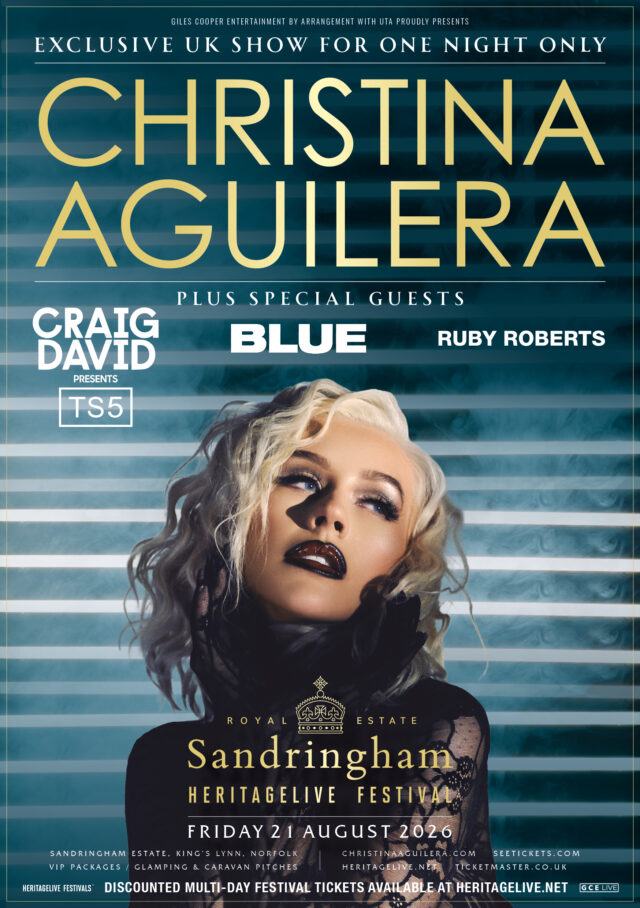 Christina Aguilera at Sandringham 2026 | plus Craig David and Blue